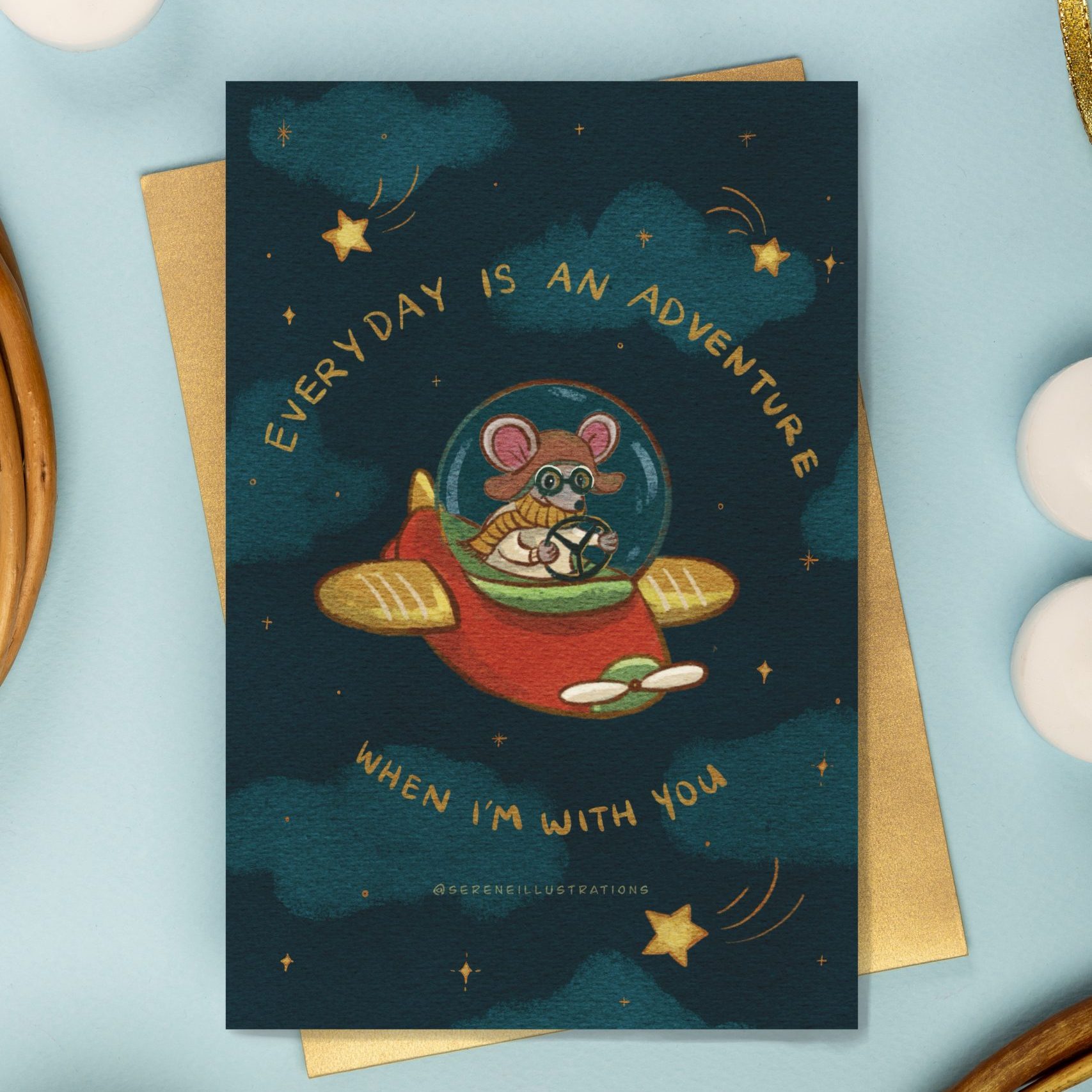 Everyday Is An Adventure With You Card