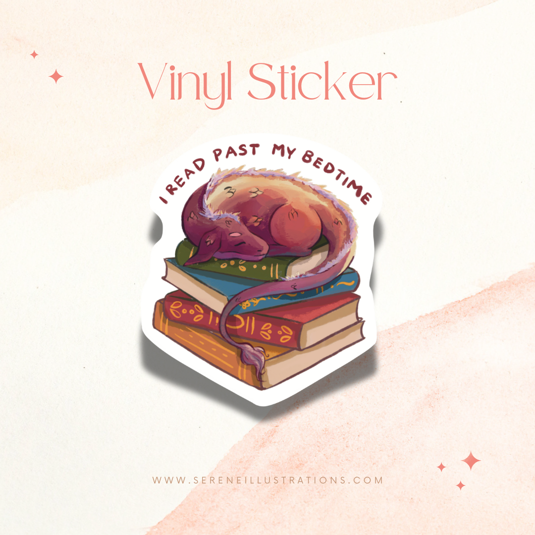 Sticker – I Read Past My Bedtime