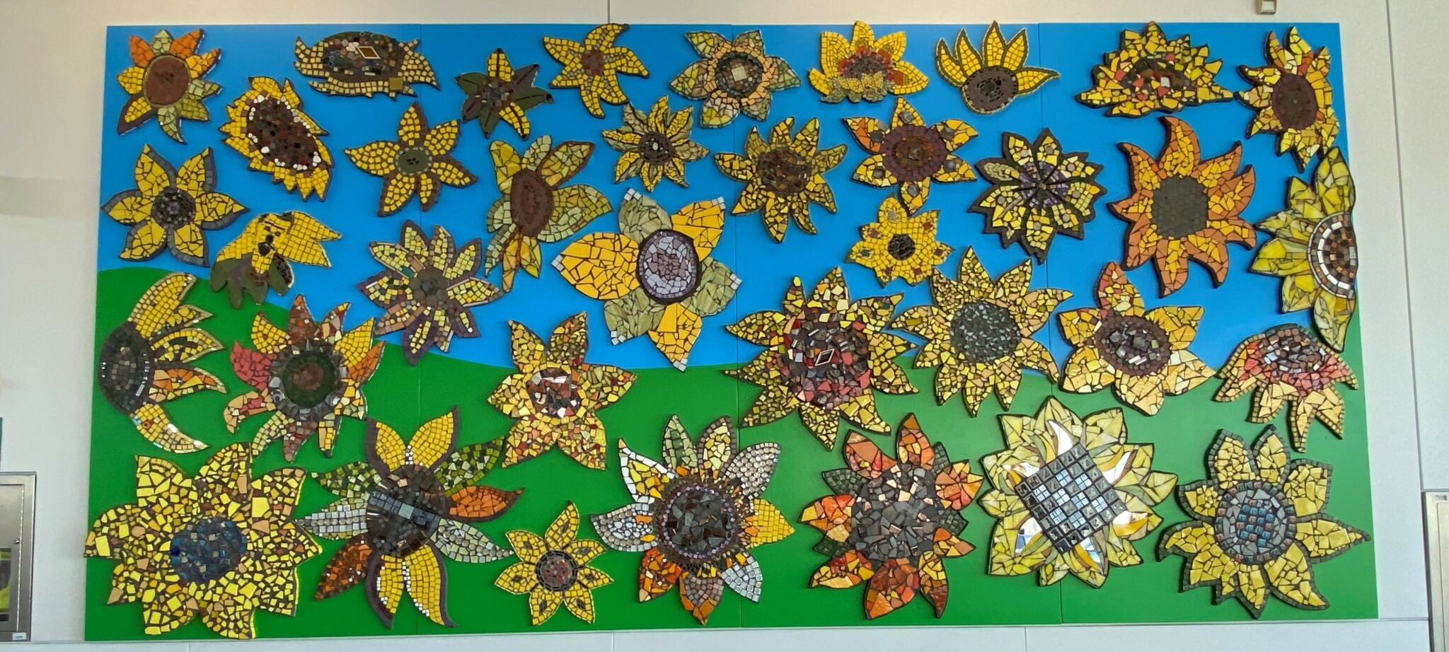 Sunflower Mosaic Project at Pearson Airport