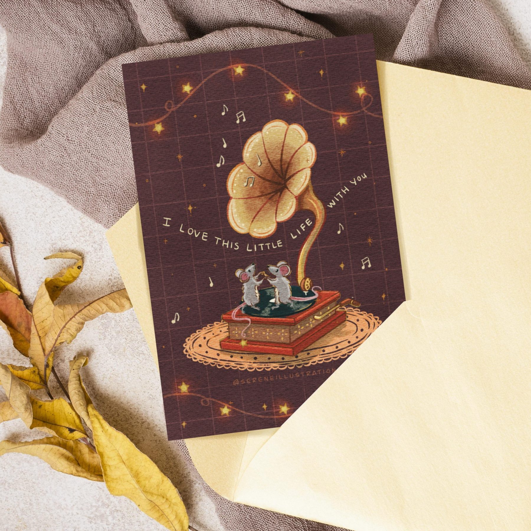 I Love This Little Life With You Card