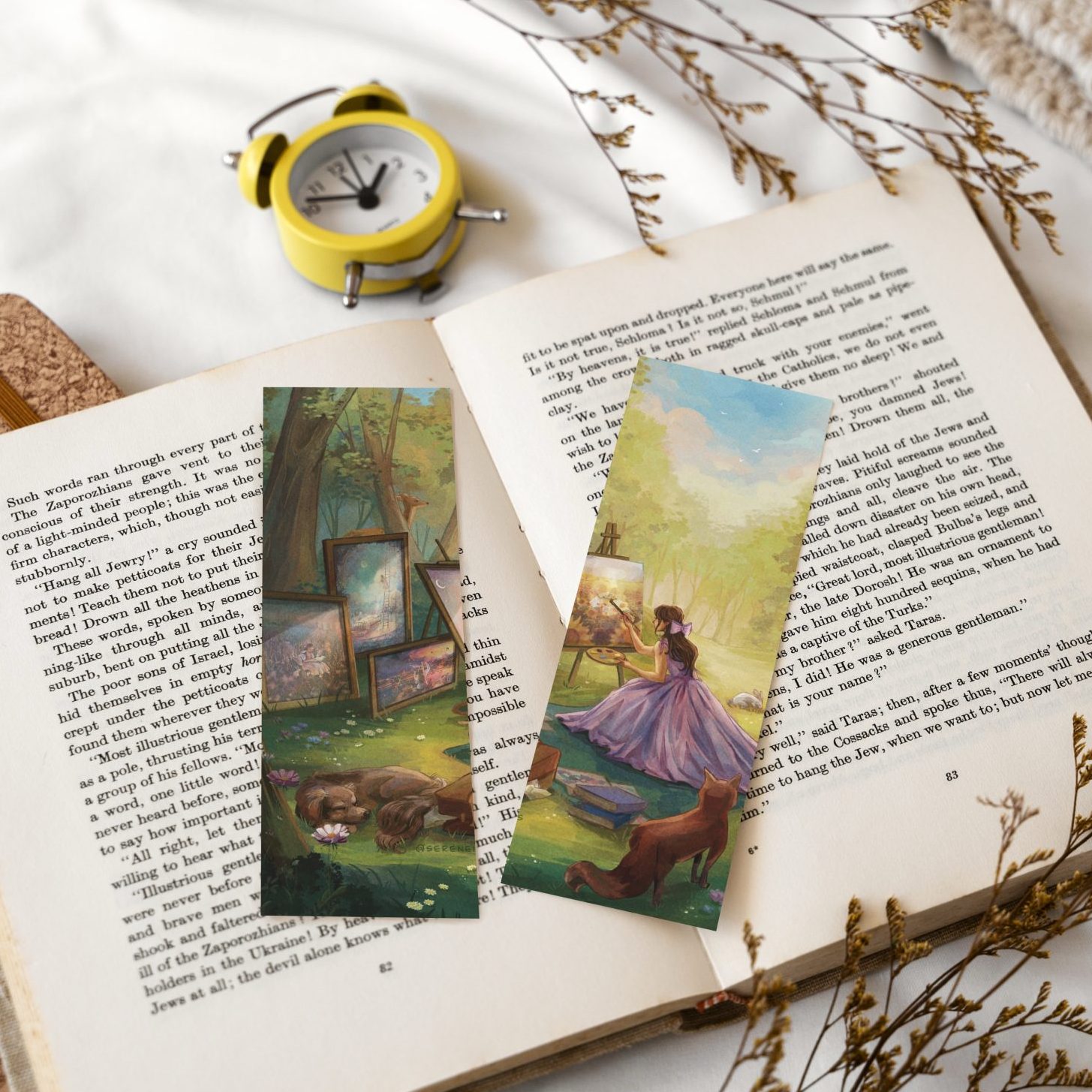 Woodland Artist Bookmark